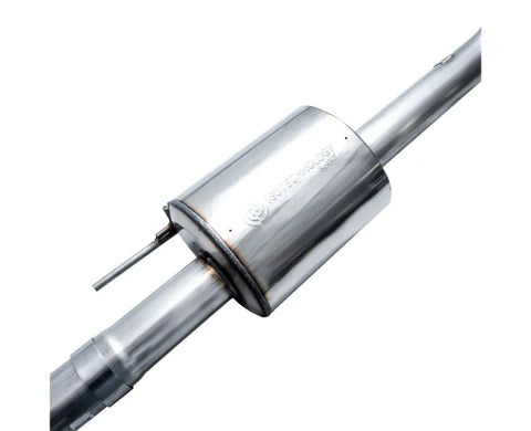 AWE 0FG Resonated Catback for '21+ Ford F-150 Tremor (With Bumper Cutouts) - Diamond Black Tips (3015-33402)