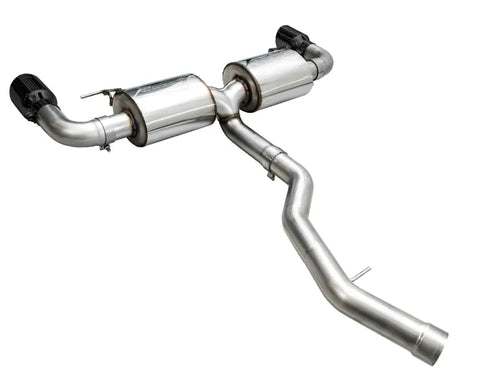 AWE Touring Edition Axleback Exhaust for BMW G2X 330i/430i - Diamond Black (3015-33429)
