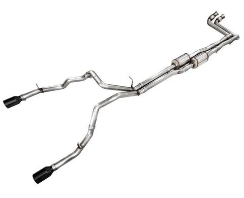 AWE 0FG Catback Exhaust for 2025+ RAM 1500 3.0TT Standard and High Output - Diamond Black Tips (3015-33530)