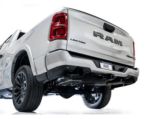 AWE 0FG Catback Exhaust for 2025+ RAM 1500 3.0TT Standard and High Output - Diamond Black Tips (3015-33530)