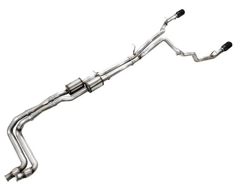 AWE 0FG Catback Exhaust for 2025+ RAM 1500 3.0TT Standard and High Output - Diamond Black Tips (3015-33530)