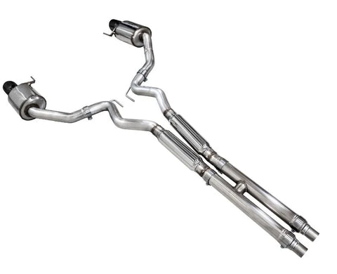 AWE Touring Edition Exhaust for S650 Ford Mustang GT Fastback - Dual Diamond Black Tips (3015-33650)