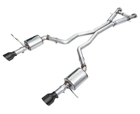 AWE Touring Edition Exhaust for Dodge Durango 6.4 / 6.2 SC - Diamond Black Tips (3015-33952)