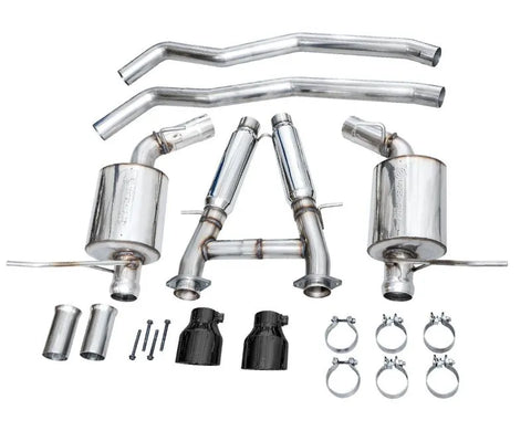 AWE Touring Edition Exhaust for Dodge Durango 6.4 / 6.2 SC - Diamond Black Tips (3015-33952)
