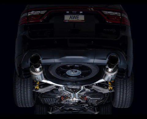 AWE Touring Edition Exhaust for Dodge Durango 6.4 / 6.2 SC - Diamond Black Tips (3015-33952)