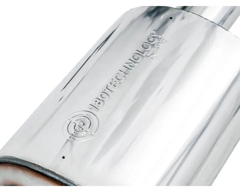 AWE 0FG Catback Split Rear Exit Exhaust for 4th Gen Silverado/Sierra 1500 6.2L (With Bumper Cutouts) - Quad Chrome Silver Tips (3015-42203)