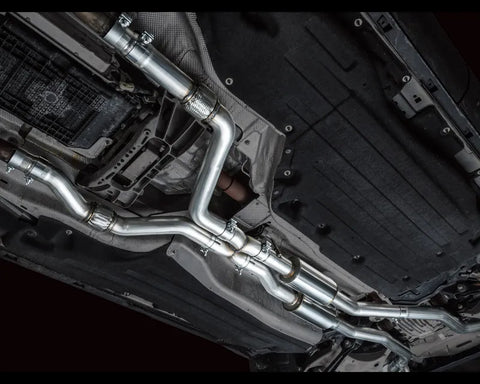 AWE Touring Edition Exhaust for Ford Explorer ST / Lincoln Aviator - Chrome Silver Tips (3015-42625)