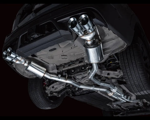 AWE Touring Edition Exhaust for Ford Explorer ST / Lincoln Aviator - Chrome Silver Tips (3015-42625)