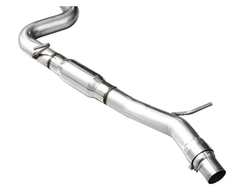AWE Touring Edition Exhaust for Volkswagen MK8 Golf R - Chrome Silver Tips (3015-42658)
