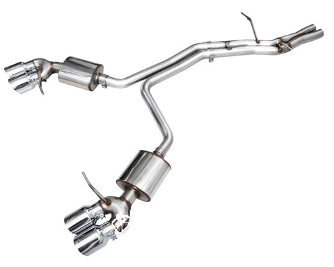 AWE Touring Edition Catback Exhaust for '19-'21 Porsche Macan 3.0T/2.9TT - Chrome Silver Tips (3015-42951)