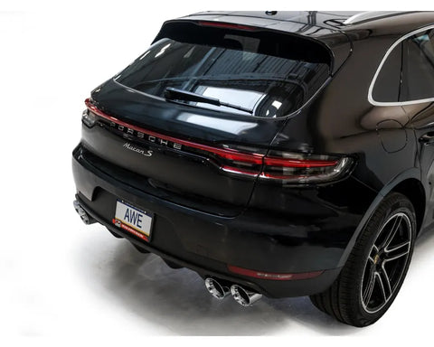 AWE Touring Edition Catback Exhaust for '19-'21 Porsche Macan 3.0T/2.9TT - Chrome Silver Tips (3015-42951)