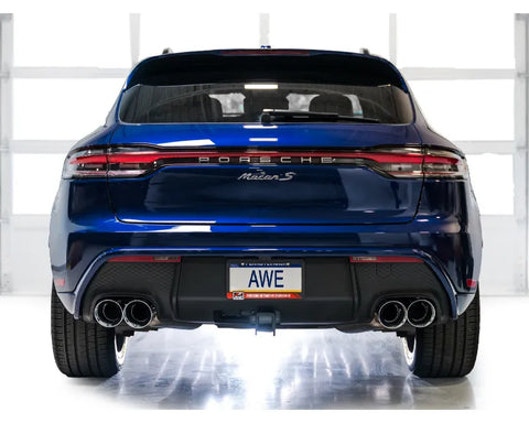 AWE Touring Edition Catback Exhaust for '22+ Porsche Macan 2.9TT - Chrome Silver Tips (3015-42952)