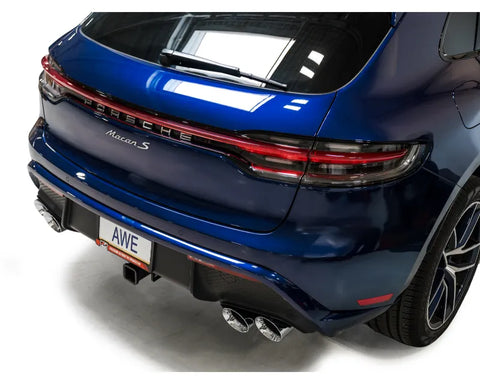 AWE Touring Edition Catback Exhaust for '22+ Porsche Macan 2.9TT - Chrome Silver Tips (3015-42952)