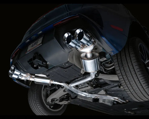 AWE Touring Edition Catback Exhaust for '22+ Porsche Macan 2.9TT - Chrome Silver Tips (3015-42952)