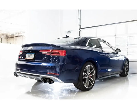 AWE Touring Edition Exhaust for Audi B9 S5 Coupe - Diamond Black 102mm Tips (3015-43092)