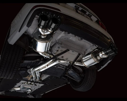 AWE Touring Edition Exhaust for Audi C8 S6/S7 - Diamond Black Tips (3015-43107)