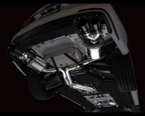 AWE Touring Edition Exhaust for Audi C8 S6/S7 - Diamond Black Tips (3015-43107)