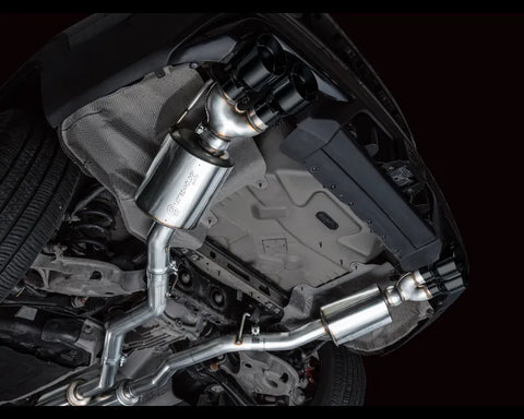 AWE Touring Edition Exhaust for Ford Explorer ST / Lincoln Aviator - Diamond Black Tips (3015-43625)