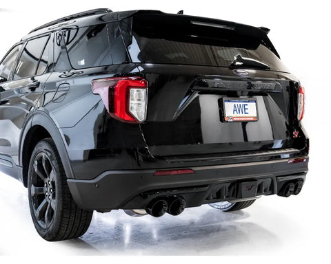 AWE Touring Edition Exhaust for Ford Explorer ST / Lincoln Aviator - Diamond Black Tips (3015-43625)