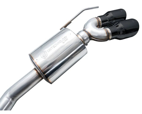 AWE Touring Edition Exhaust for Ford Explorer ST / Lincoln Aviator - Diamond Black Tips (3015-43625)