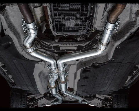 AWE Touring Edition Exhaust for Ford Explorer ST / Lincoln Aviator - Diamond Black Tips (3015-43625)