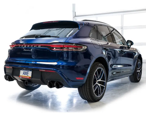 AWE Touring Edition Catback Exhaust for '22+ Porsche Macan 2.9TT - Diamond Black Tips (3015-43952)
