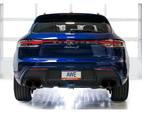 AWE Touring Edition Catback Exhaust for '22+ Porsche Macan 2.9TT - Diamond Black Tips (3015-43952)