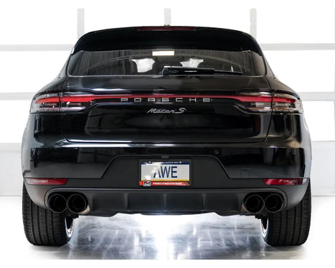 AWE Touring Edition Catback Exhaust for '19-'21 Porsche Macan 3.0T/2.9TT - Diamond Black Tips (3015-43951)