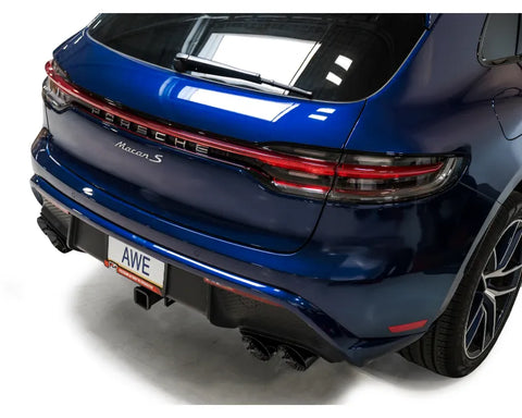 AWE Touring Edition Catback Exhaust for '22+ Porsche Macan 2.9TT - Diamond Black Tips (3015-43952)