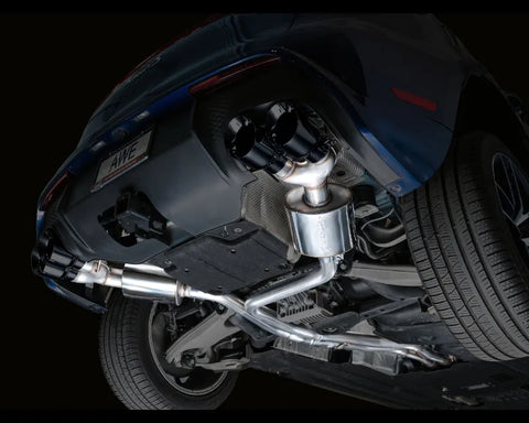 AWE Touring Edition Catback Exhaust for '19-'21 Porsche Macan 3.0T/2.9TT - Diamond Black Tips (3015-43951)