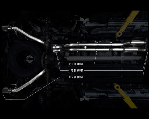 AWE 2FG Exhaust for Gen 2 Ford Raptor (Performance H-Pipe) (3020-11022)