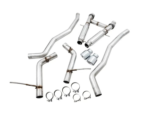 AWE Track Edition Exhaust for Jeep Grand Cherokee SRT - Chrome Silver Tips (3020-32061)