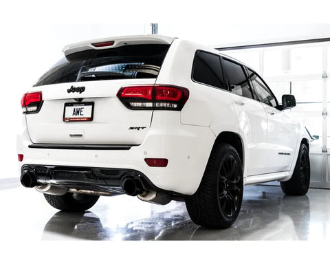 AWE Track Edition Exhaust for Jeep Grand Cherokee SRT - Chrome Silver Tips (3020-32061)