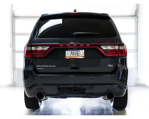 AWE Track Edition Exhaust for Dodge Durango 3.6 / 5.7 - Chrome Silver Tips (3020-32575)