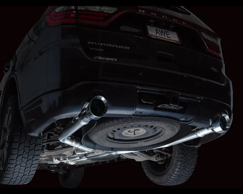 AWE Track Edition Exhaust for Dodge Durango 3.6 / 5.7 - Chrome Silver Tips (3020-32575)