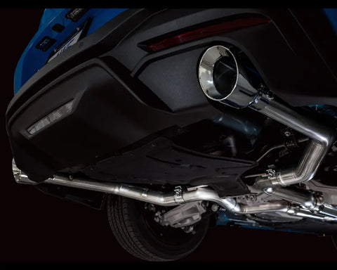 AWE Track Edition Exhaust for S650 Ford Mustang GT Fastback - Dual Chrome Silver Tips (3020-32650)
