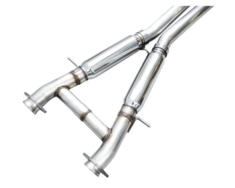 AWE Track Edition Exhaust for Dodge Durango 6.4 / 6.2 SC - Chrome Silver Tips (3020-32952)