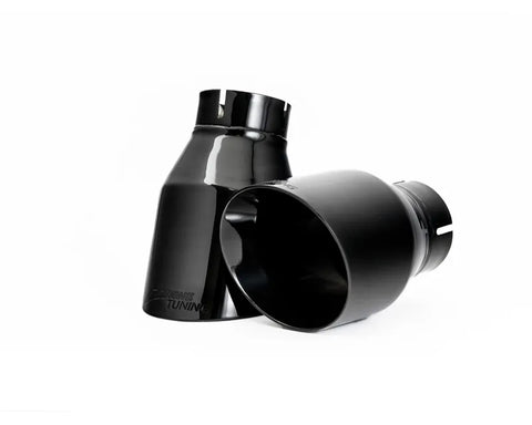 AWE Track Edition Exhaust for B9 A5, Dual Outlet - Diamond Black Tips (includes downpipe) (3020-33034)