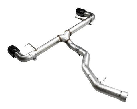 AWE Track Edition Axleback Exhaust for BMW G2X 330i/430i - Diamond Black (3020-33429)