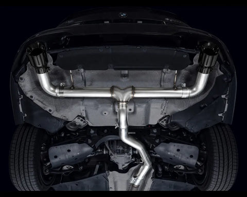 AWE Track Edition Axleback Exhaust for BMW G2X 330i/430i - Diamond Black (3020-33429)