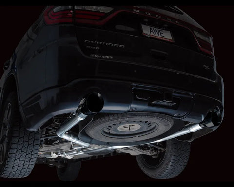 AWE Track Edition Exhaust for Dodge Durango 3.6 / 5.7 - Diamond Black Tips (3020-33575)