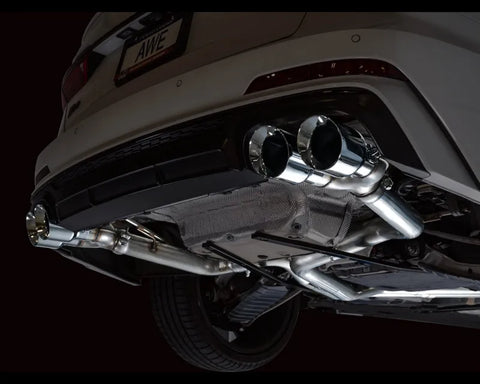 AWE Track Edition Exhaust for Audi C8 S6/S7 - Chrome Silver Tips (3020-42101)