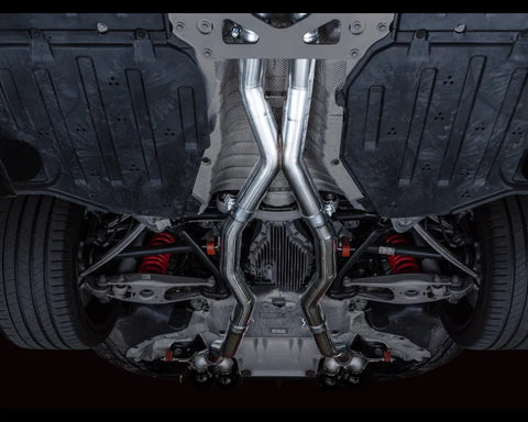 AWE Track Edition Catback Exhaust for BMW G8X M3/M4 - Diamond Black Tips (3020-42482)