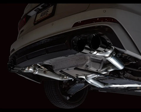 AWE Track Edition Exhaust for Audi C8 S6/S7 - Diamond Black Tips (3020-43109)