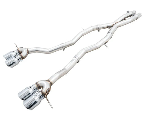 AWE Track Edition Catback Exhaust for BMW G8X M3/M4 - Chrome Silver Tips (3020-43482)
