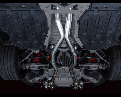 AWE Track Edition Catback Exhaust for BMW G8X M3/M4 - Chrome Silver Tips (3020-43482)