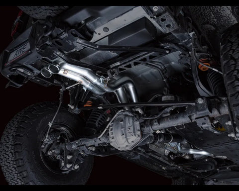 AWE Tuning SwitchPath Exhaust | 3" Diameter | Dual BashGuards | No Tips for The Ford Bronce Raptor (3025-31327)