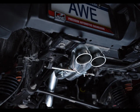 AWE Tuning SwitchPath Exhaust | 3" Diameter | Dual BashGuards | No Tips for The Ford Bronce Raptor (3025-31327)