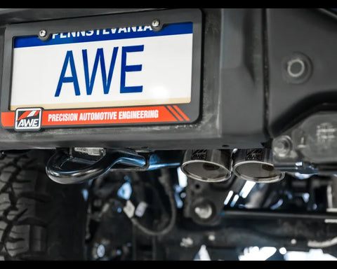 AWE Tuning SwitchPath Exhaust | 3" Diameter | Dual BashGuards | No Tips for The Ford Bronce Raptor (3025-31327)