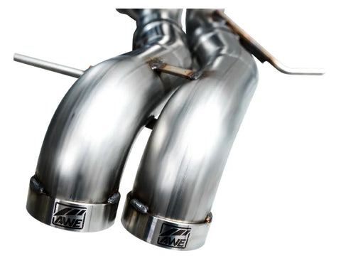 AWE Tuning SwitchPath Exhaust | 3" Diameter | Dual BashGuards | No Tips for The Ford Bronce Raptor (3025-31327)
